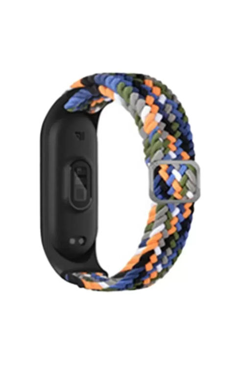 Newface Xiaomi Mi Band 4 Star Kordon - Gri-turuncu