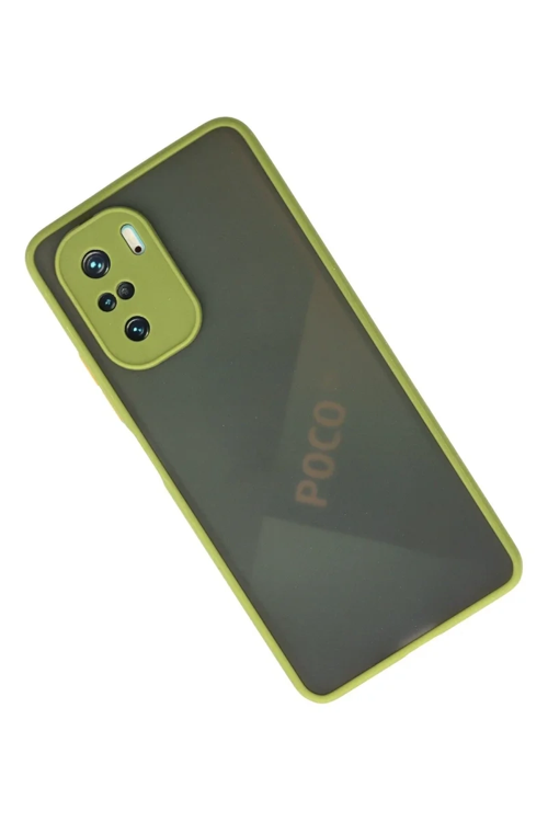 Newface Xiaomi Poco F3 Kılıf Montreal Silikon Kapak - Açık Yeşil