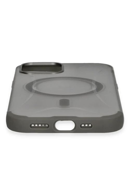 İphone 12 Hilton Magsafe Kapak - Titan Gri