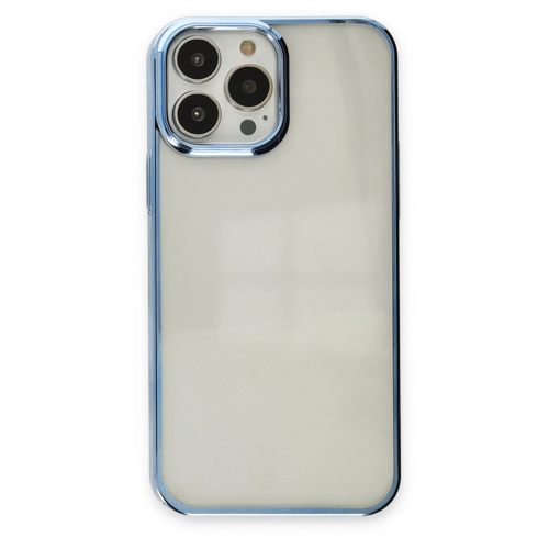İphone 14 Pro Max Kılıf Element Silikon - Sky Blue