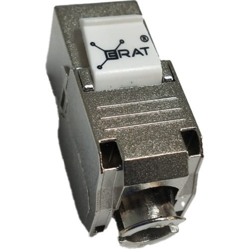 Cat6A FTP Keystone Jack 180 derece Shielded