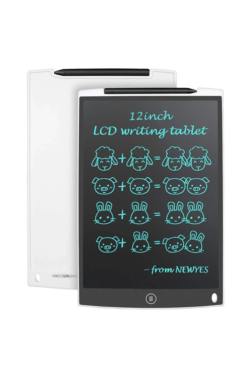 12 Inc Writing Lcd Grafik Dijital Kalemli Çizim Tableti Yazı Tahta Not Yazma Eğitim Tableti