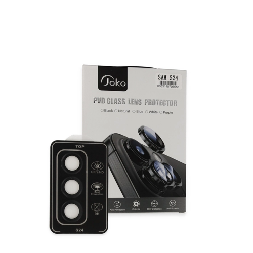 Samsung Galaxy S24 Pvd Metal Kamera Lens - Siyah