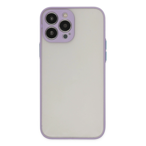 Apple İphone 14 Pro Kılıf Montreal Silikon Kapak - Mor