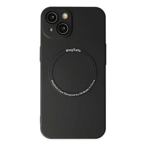 Apple İphone 14 Plus Kılıf Jack Magneticsafe Lens Silikon - Siyah