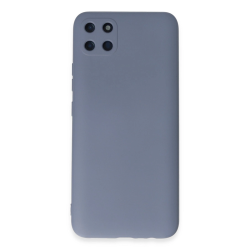 Realme C11 Kılıf Nano İçi Kadife Silikon - Gri
