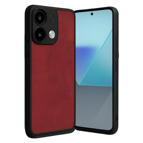 Xiaomi Redmi Note 13 Pro 5g Kılıf Aras Deri Kapak - Kırmızı