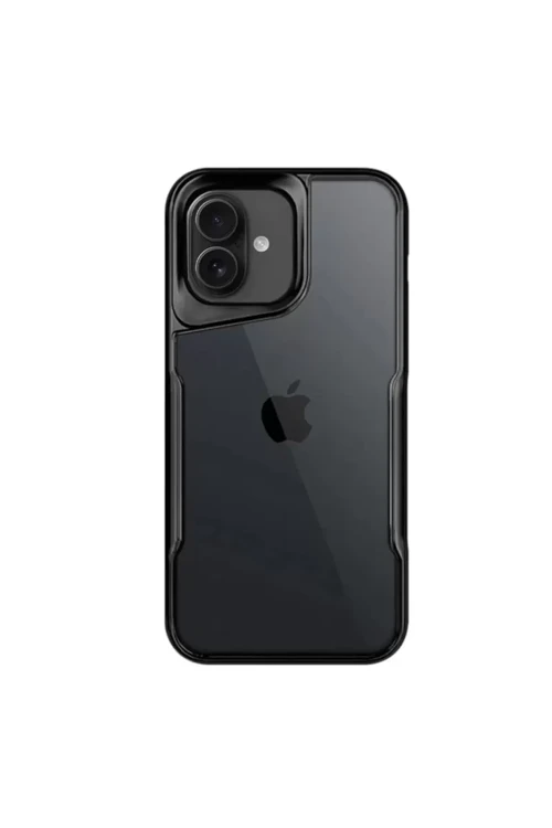 Apple İphone 16 Plus Kılıf Boyi Silikon Kapak - Siyah
