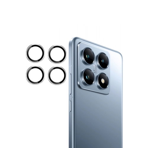 Xiaomi Mi 14t Pro Pvd Metal Kamera Lens - Gümüş