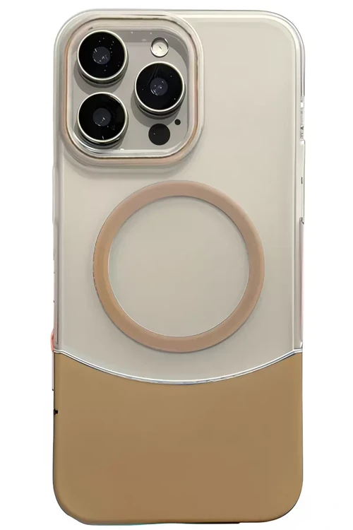 Apple İphone 16 Pro Max Velar Magsafe Kapak - Çöl Titanyum