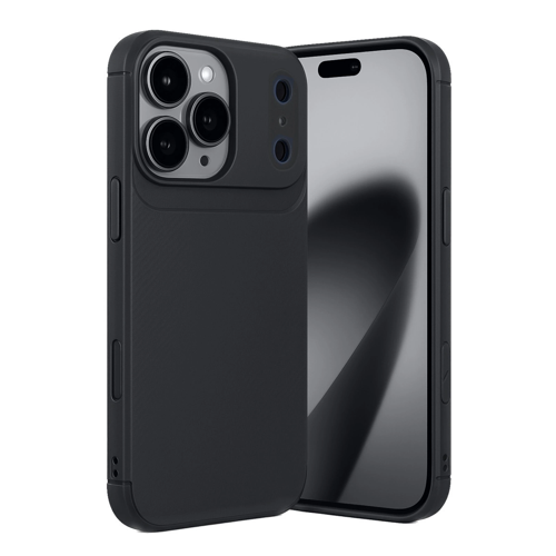 İphone 17 Pro Max Auto Focus Karbon Kapak - Siyah