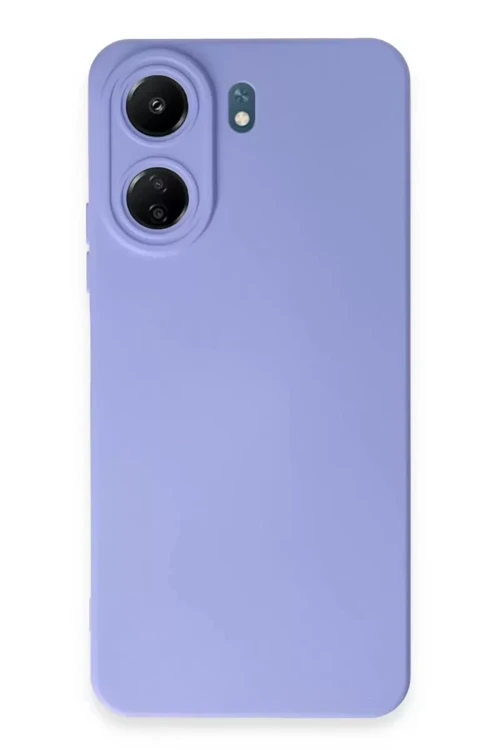 Xiaomi Redmi 13c Kılıf Nano İçi Kadife Silikon - Lila