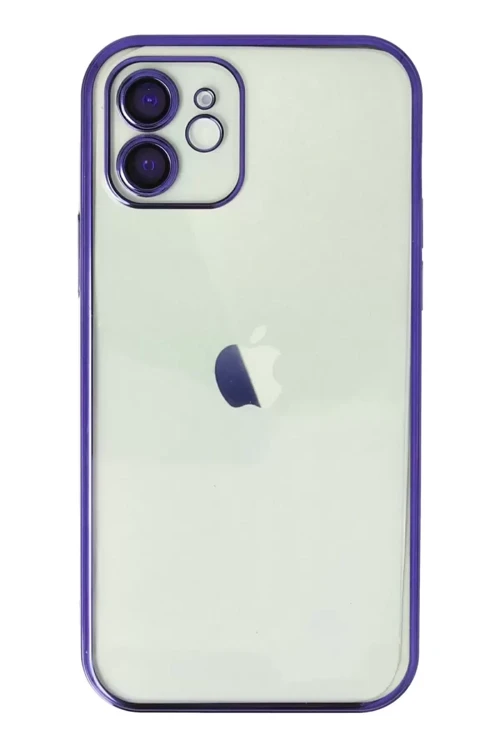 Apple İphone 11 Kılıf Razer Lensli Silikon - Mor