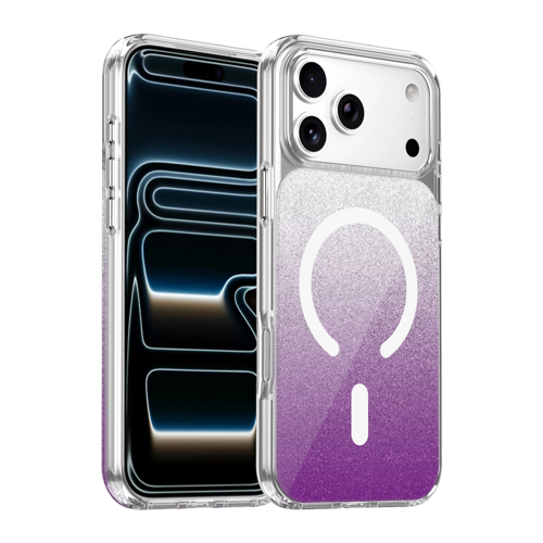 Onegif İphone 17 Pro Sora Simli Magsafe Kapak - Mor