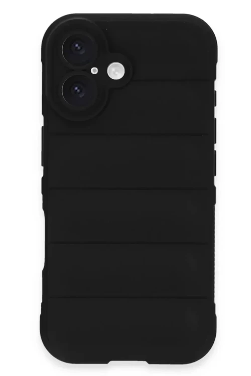 Apple İphone 16 Kılıf Optimum Silikon - Siyah