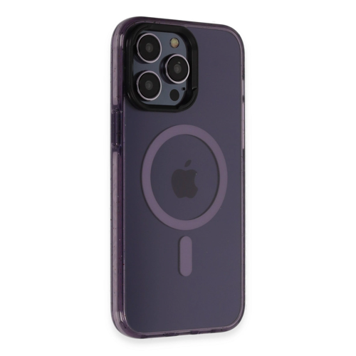 İphone 14 Pro Max Kılıf Tigra Magsafe Kapak - Derin Mor