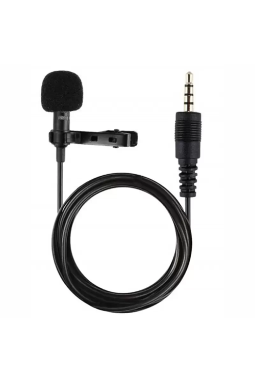 Newface 3.5mm Jak 1.5 Metre Double Mikrofon - Siyah