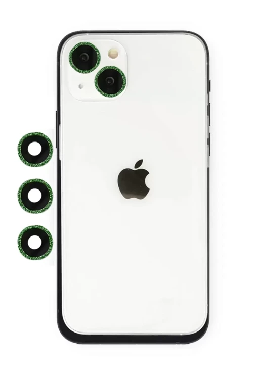 Apple İphone 14 Shine Kamera Lens - Yeşil