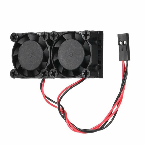 Raspberry Pi Çift Fanlı Alüminyum Soğutucu Dual Fan Heatsink Aktif CPU Soğutma Modülü Raspberry Pi 4