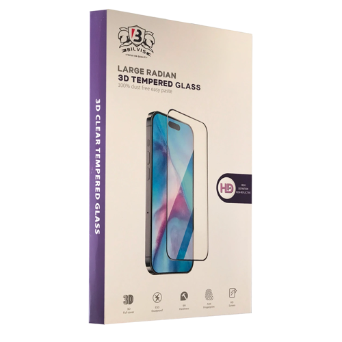 İphone 16 Pro Bilvis 3d Radian Cam Ekran Koruyucu