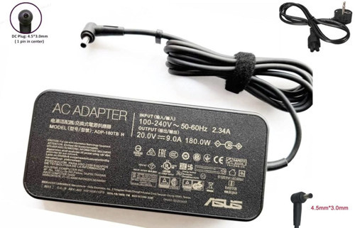 Casper İnput 20v 9a, 180w 4.5 3.0mm Uyumlu Asus Şarj cihazı Adaptör