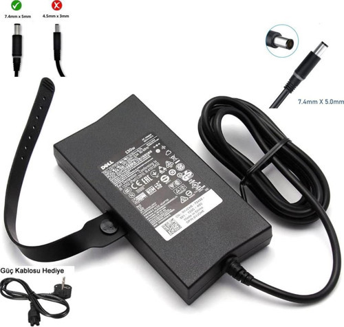 Dell Latitude E5420, E5430, E5420M Adaptör 130w Dell Şarj Cihazı