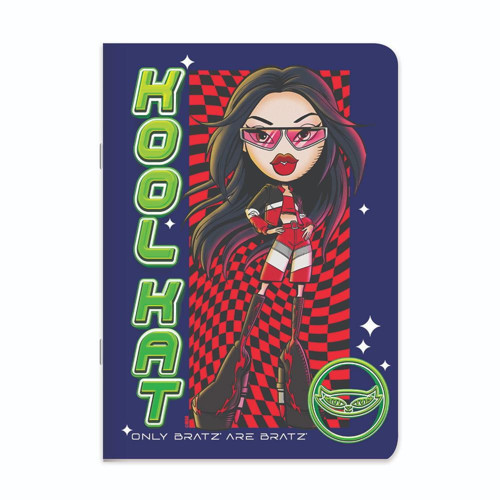 18,5x26 Tel Dikişli Stickerli Çizgili Defter - Bunnyboo