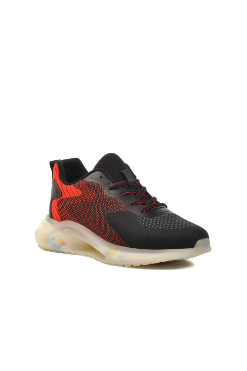 Siyah Turuncu Memory Foarm Erkek Spor Ayakkabı Sneaker 152-14595 M
