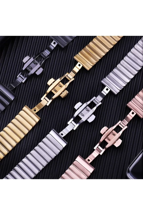 Newface Apple Watch 38mm Kr413 Fine Steel Kordon - Rose