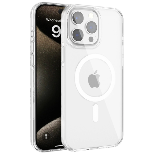 İphone 15 Pro Max Gleam Pc Sert Magsafe Kılıf - Şeffaf