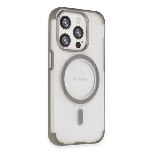 İphone 15 Pro Max Hilton Magsafe Kapak - Titan Gri