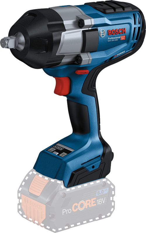 Professional GDS 18V-1000 (Solo) Akülü Darbeli Somun Sıkma Makinesi