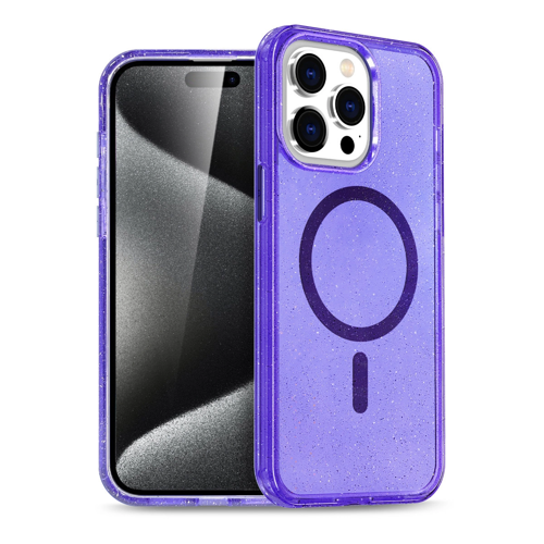 İphone 15 Pro Max Magsafe Kapak - Mor