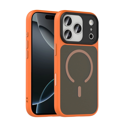 İphone 17 Pro Megane Magsafe Kapak - Turuncu