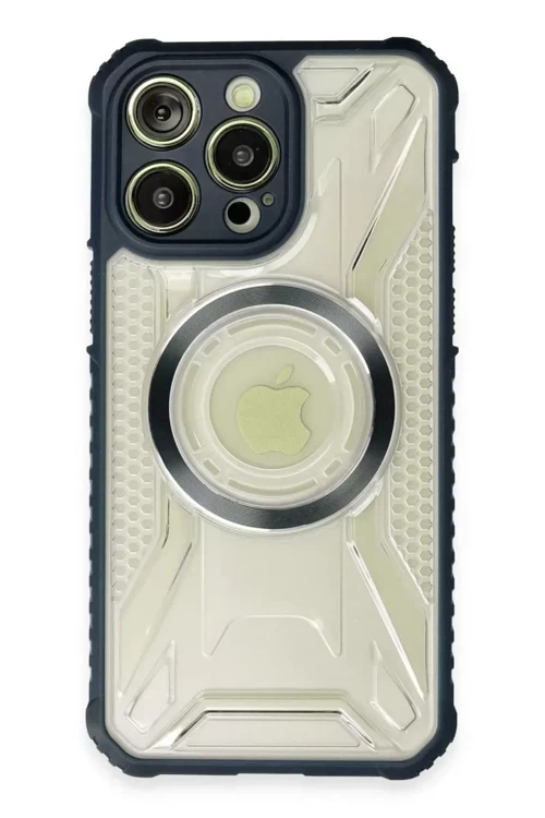 Apple İphone 14 Pro Max Kılıf Prag Magneticsafe Kapak - Lacivert