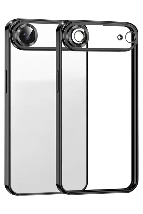 Apple İphone 17 Air Razer Lensli Silikon - Siyah
