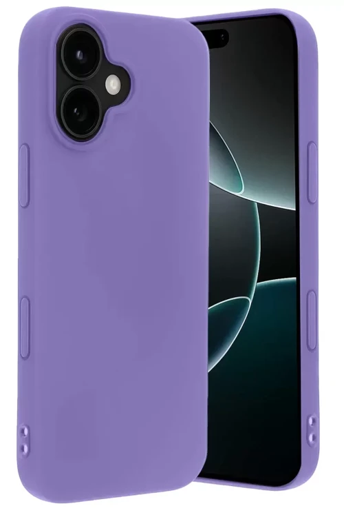 Apple İphone 17 First Silikon - Lila