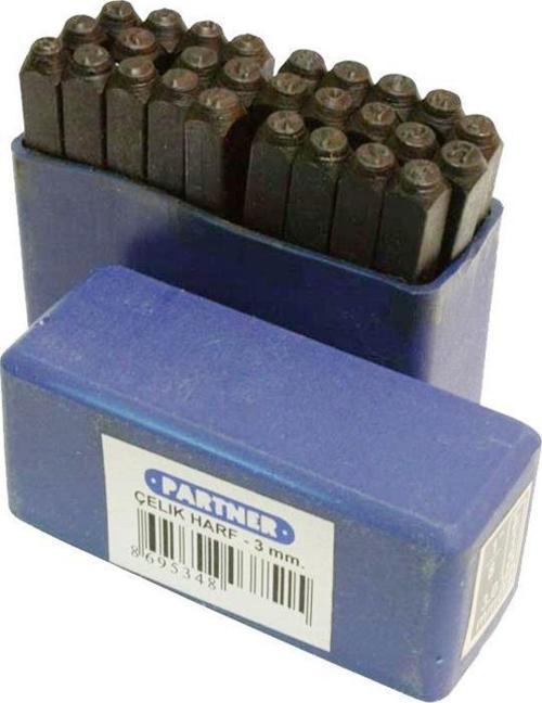PT21215 Çelik Harf 27 Parça 5mm