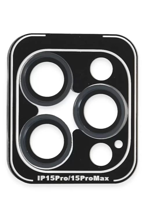 Apple İphone 15 Pro Max Pvd Metal Kamera Lens - Lacivert
