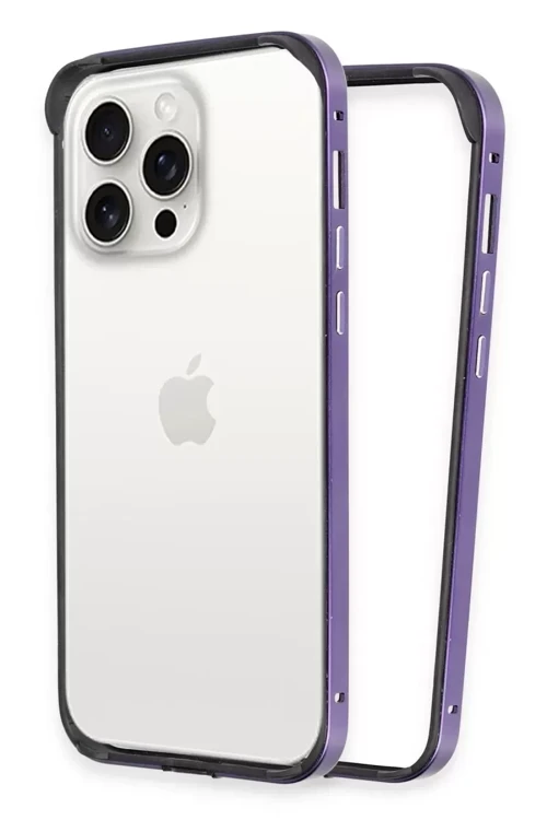 Apple İphone 14 Pro Land Bumper Koruma Kapak - Derin Mor