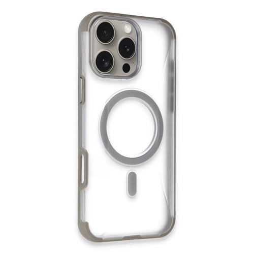 İphone 16 Pro Max Hilton Magsafe Kapak - Titan Gri