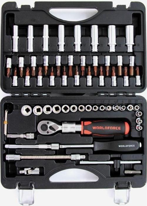 11504 Lokma Takımı 60 Parça S-Ultra 1/4'' Uzatmalı Cırcır