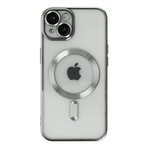 Apple İphone 14 Kılıf Kross Magneticsafe Kapak - Gümüş