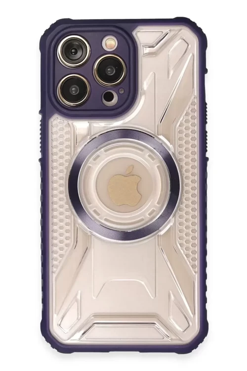 Apple İphone 14 Pro Max Kılıf Prag Magneticsafe Kapak - Derin Mor