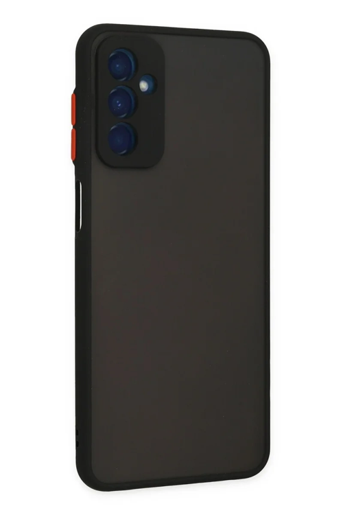 Newface Samsung Galaxy M13 Kılıf Montreal Silikon Kapak - Siyah