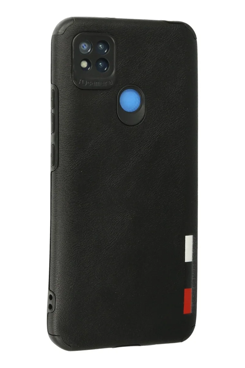 Xiaomi Redmi 9c Kılıf Loop Deri Silikon - Siyah