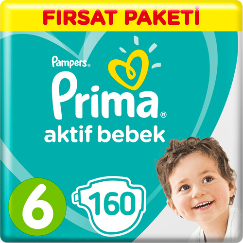 Bebek Bezi 6 Beden Fırsat Paketi 13-18 Kg (4*40) 160 Adet