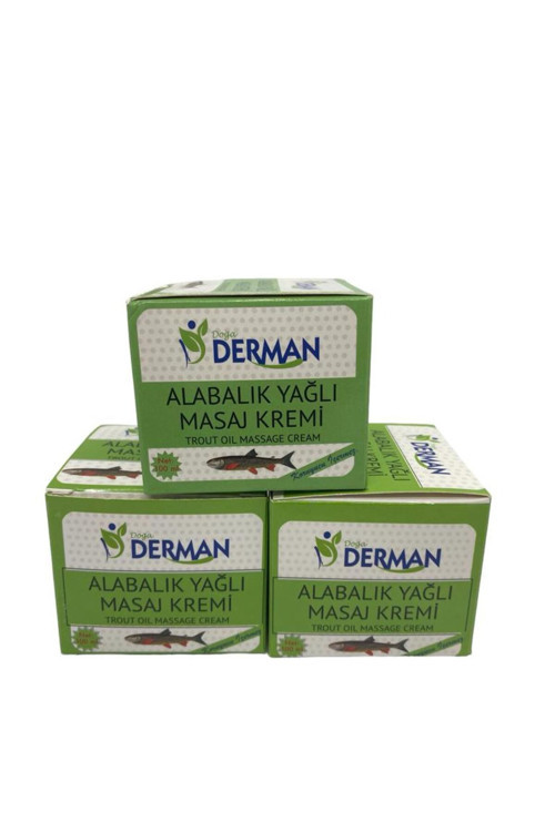 Alabalık Yağlı Masaj Kremi 3'Lü