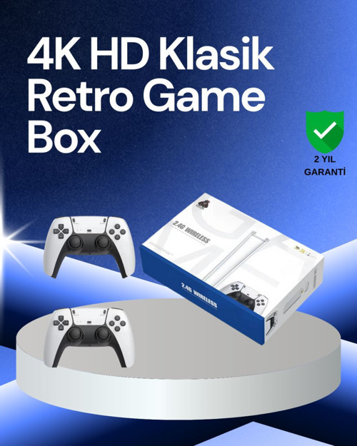 20000 Oyunlu Retro TV Oyun Konsolu 64GB SD Kartlı Model