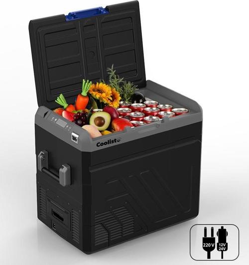 CLK60 12/24Volt/220Volt 60 Litre Kompresörlü Oto Buzdolabı/Dondurucu